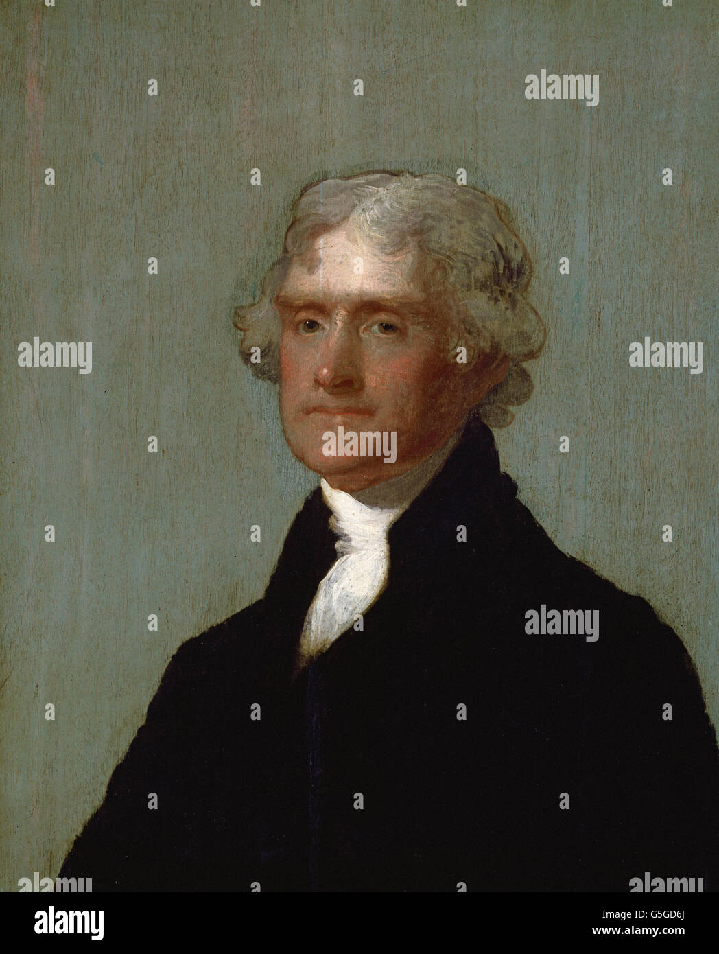 Gilbert Stuart - Thomas Jefferson Stock Photo