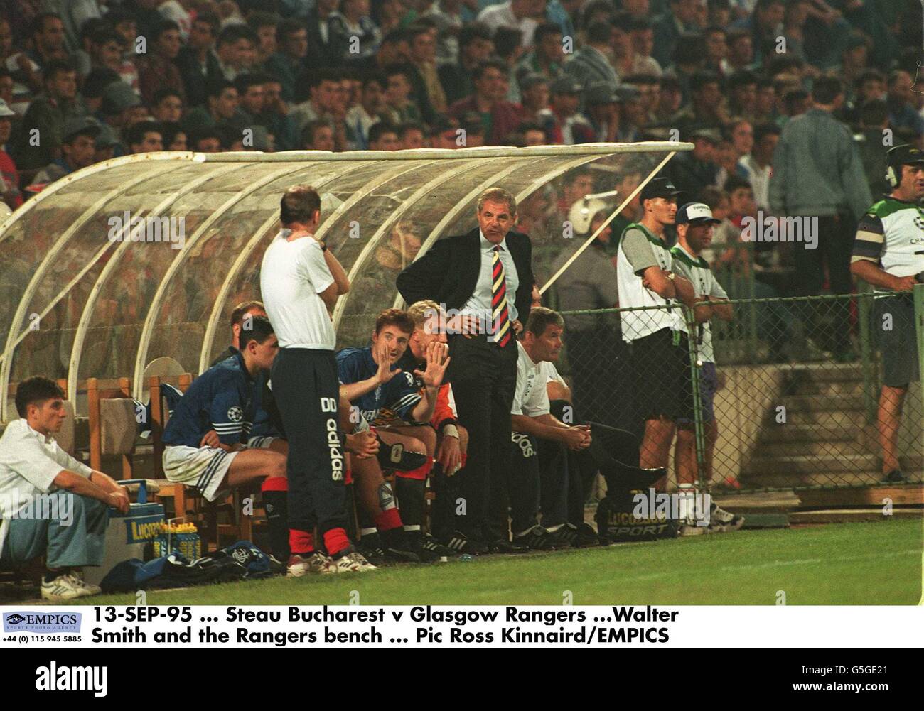 UEFA Champions League soccer Steaua Bucharest v Glasgow Rangers Stock Photo  - Alamy