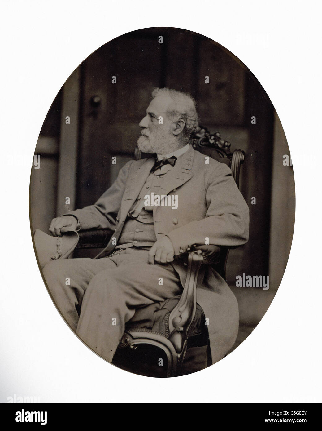 Mathew B. Brady - Robert E. Lee Stock Photo