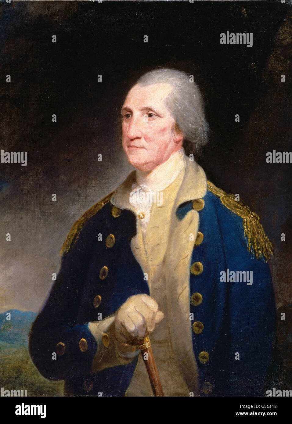 Robert Edge Pine - Portrait of George Washington (1785) Stock Photo