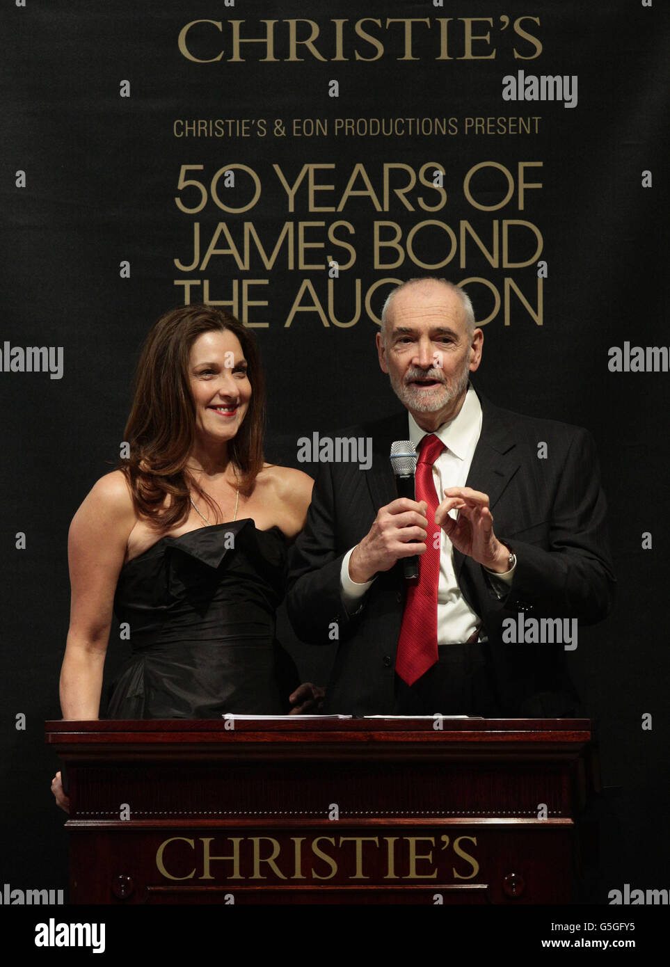 Bond film producers Barbara Broccoli (left) and Michael G Wilson