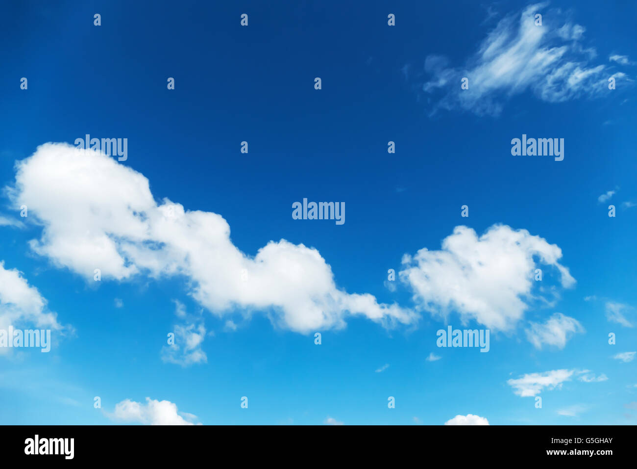 Blue sky with cloud nature background Stock Photo - Alamy