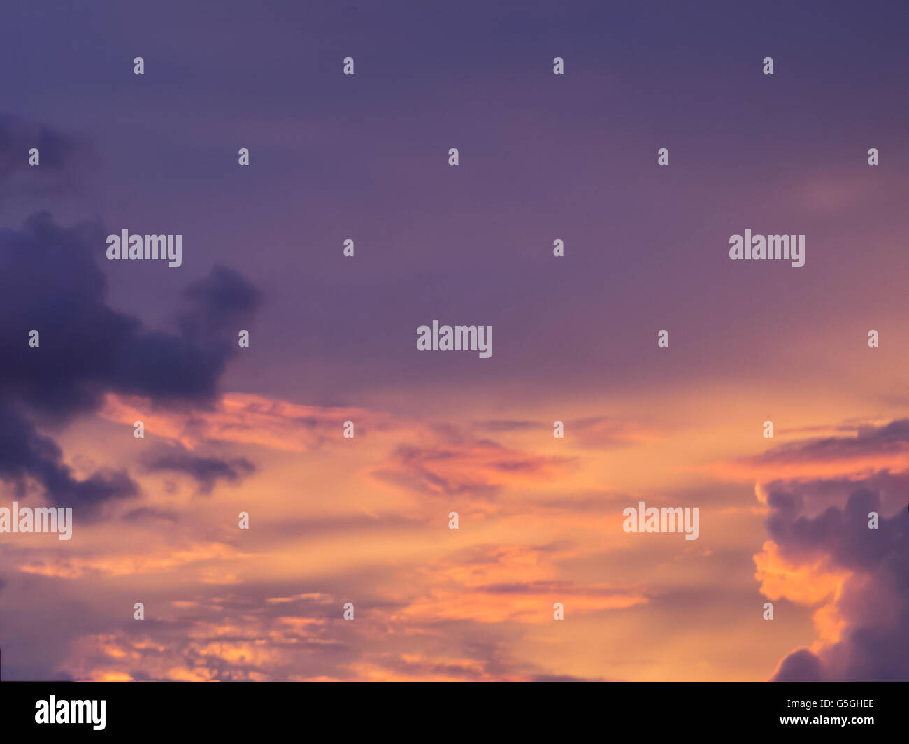 Sunset sky nature background Stock Photo - Alamy