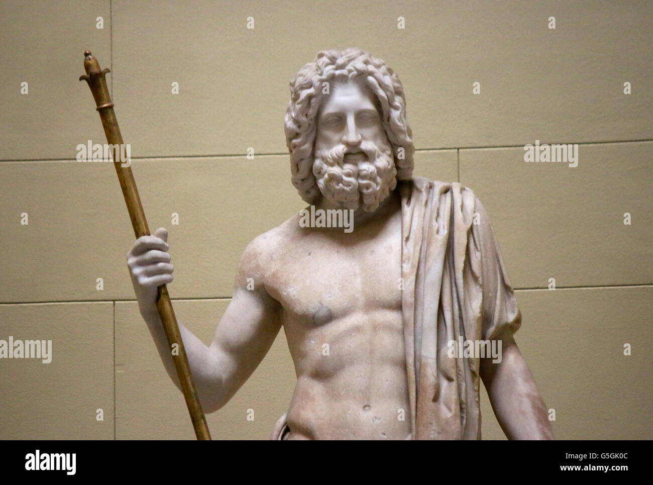 Skulptur/ Bueste Zeus, Berlin Stock Photo Alamy