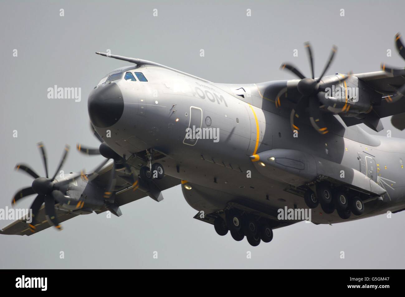 An A400M performing at the Royal International Air Tattoo in 2015 Stock Photo