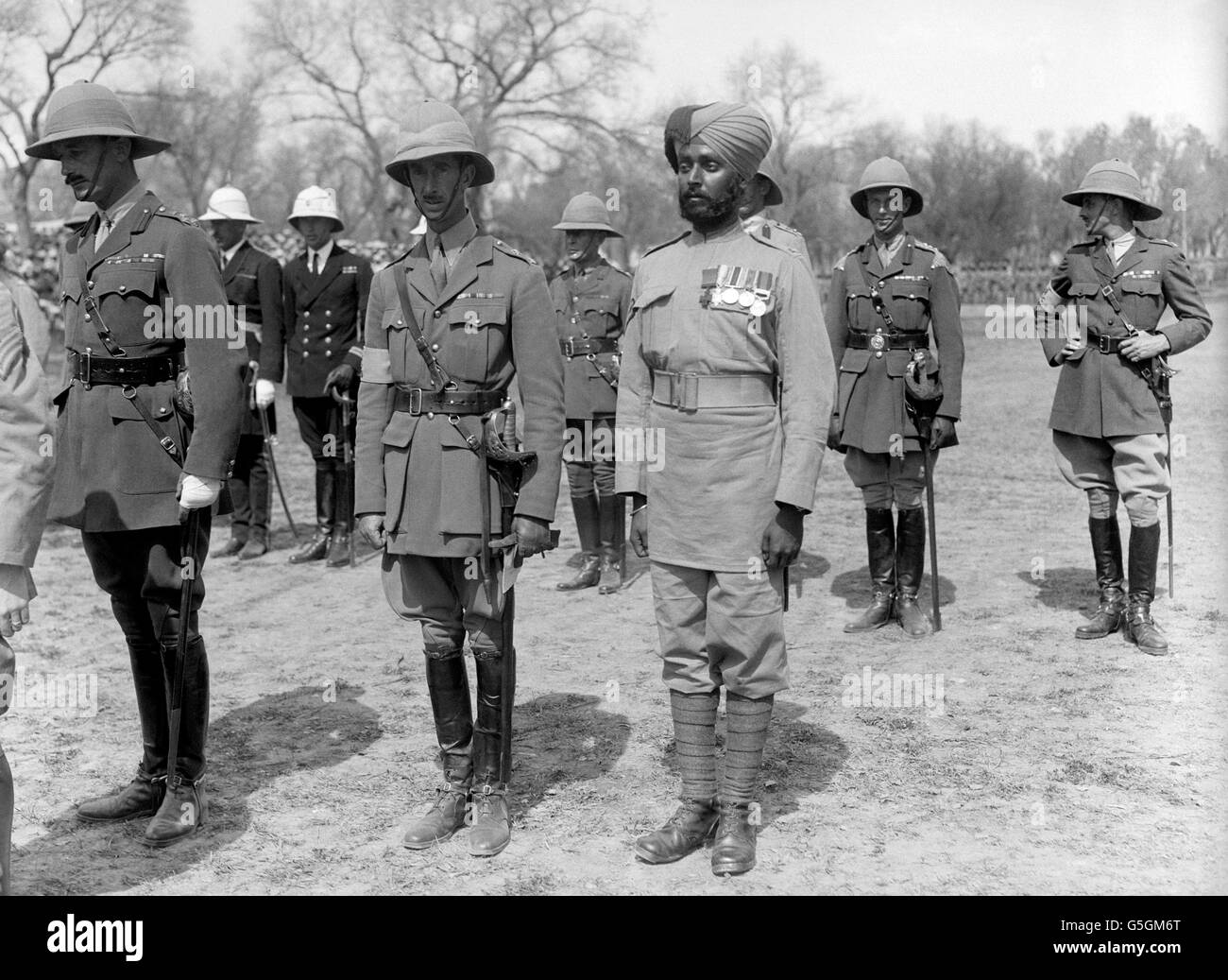 The British Empire - Trouble Spots - India - North West Frontier - 1922 Stock Photo