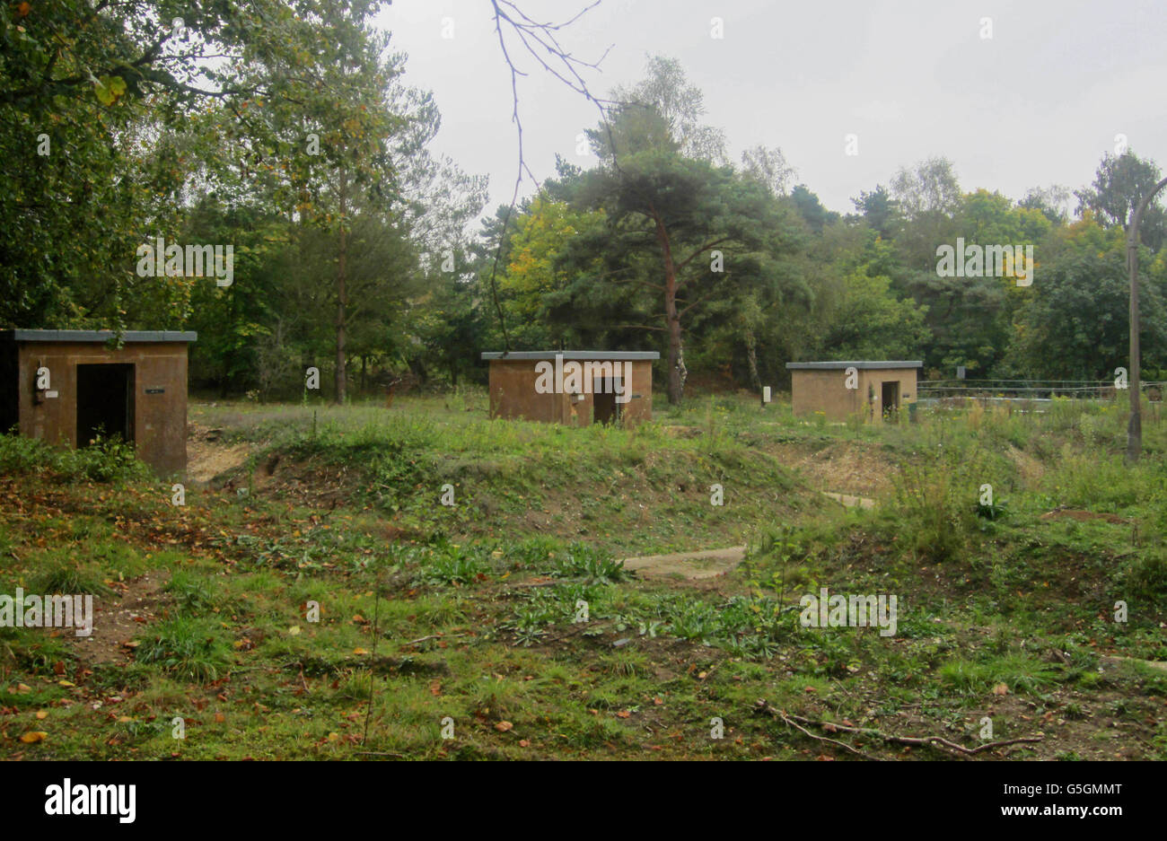 A general view of the UK's first atomic bomb store on Thetford Heath