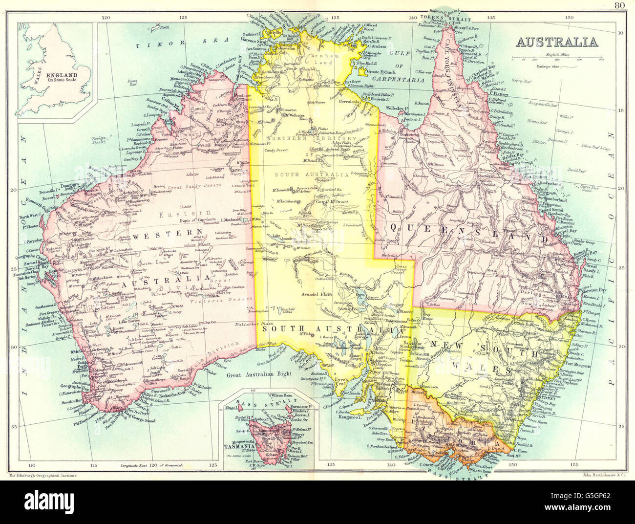 Map England Australia High Resolution Stock Photography And Images - Alamy