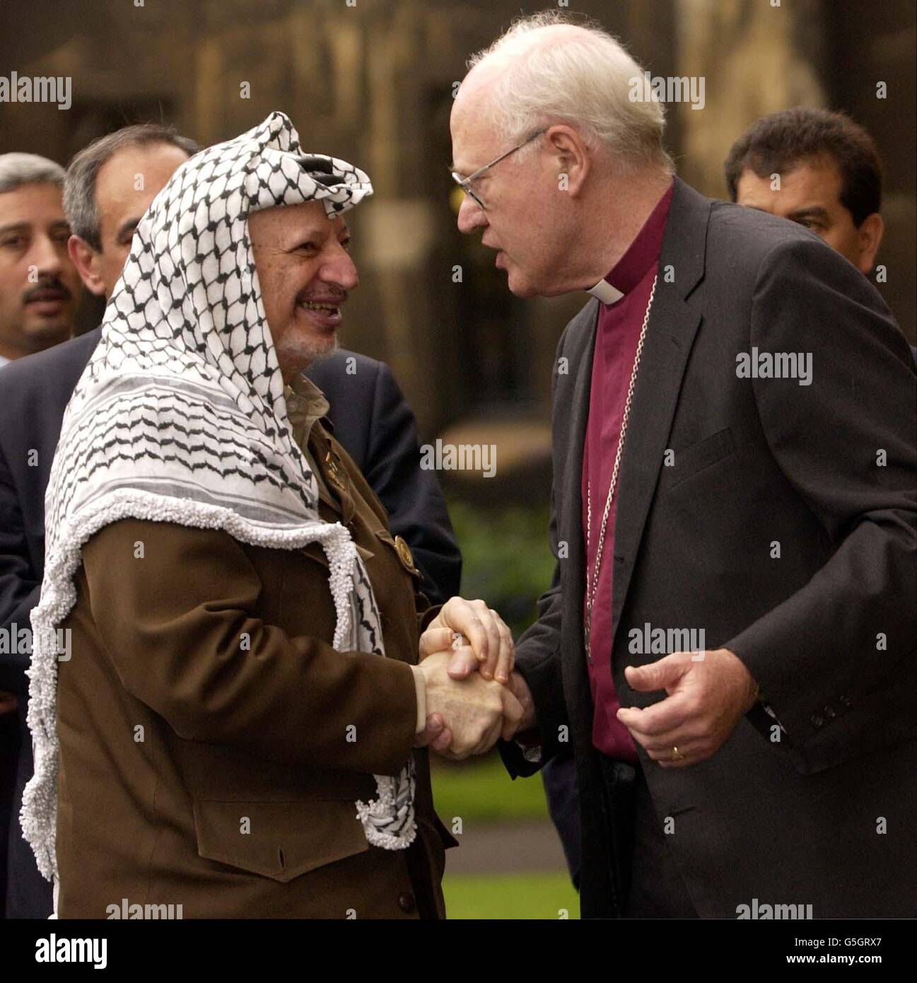 The of Canterbury, Doctor Carey (left) kisses