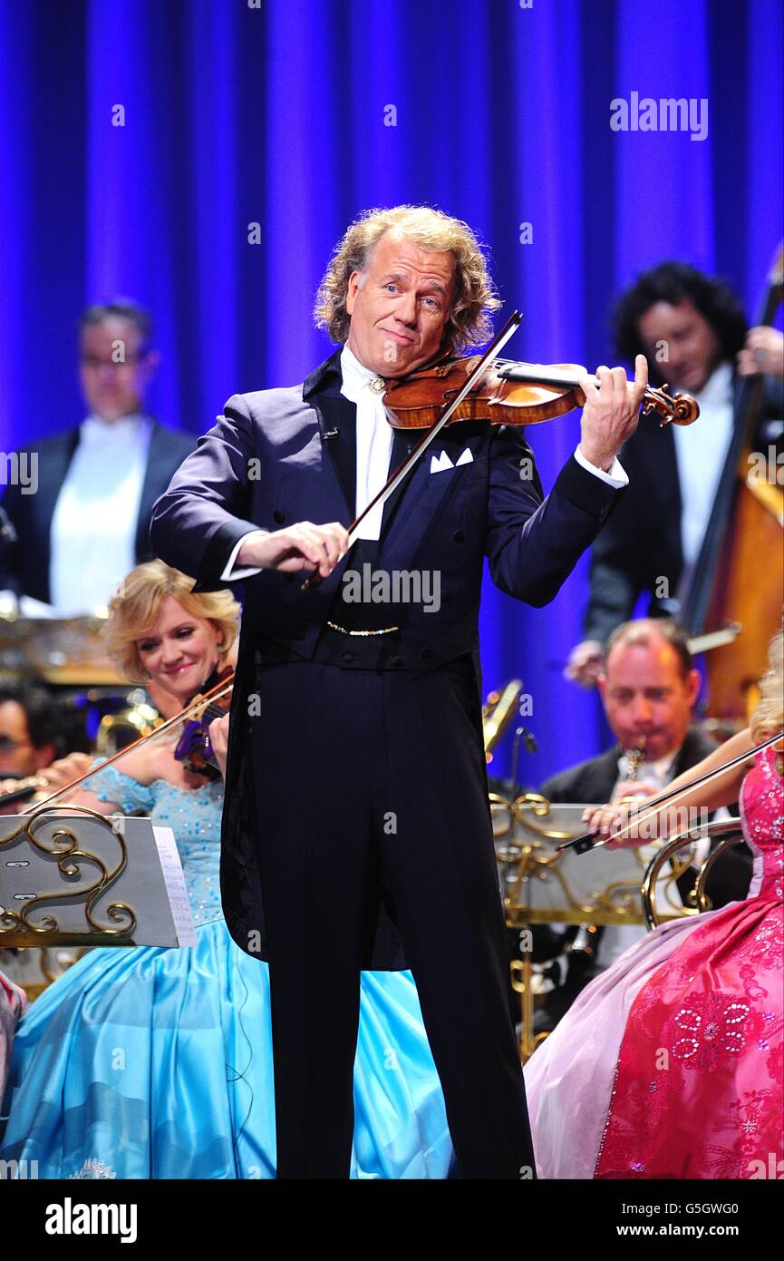 Andre rieu the classical brit at royal albert hall london hi-res stock ...