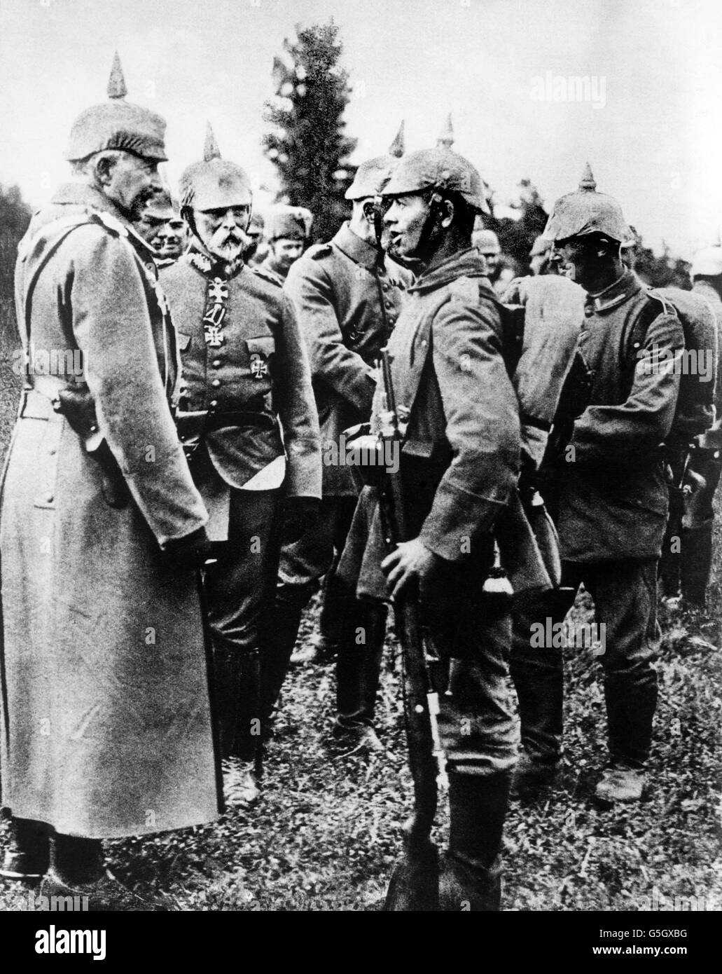 World War One - Wilhelm II - Western Front Stock Photo