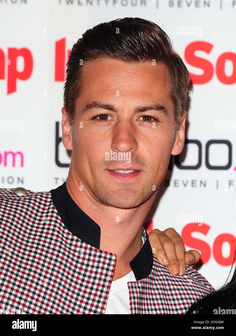 Matt evers inside soap awards one marylebone hires stock photography