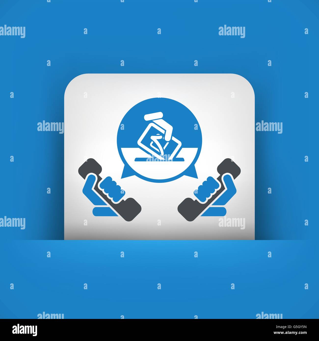 Phone line for elections Stock Vector Image & Art - Alamy