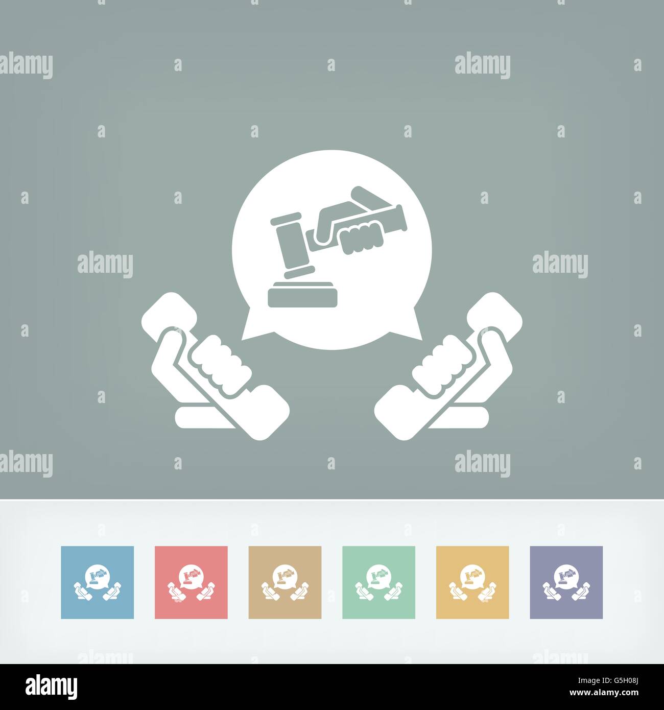 Legal assistance icon Stock Vector Image & Art - Alamy