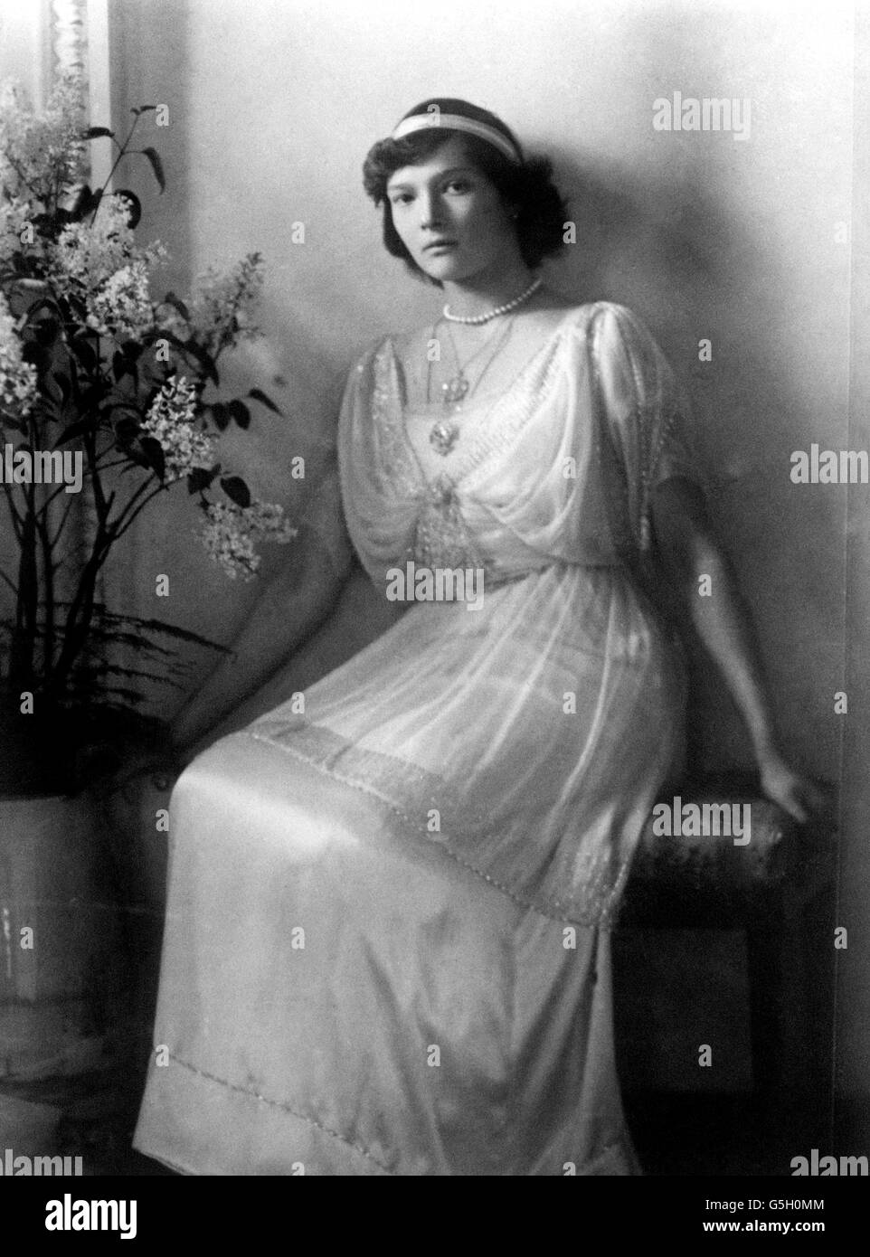 The Grand Duchess Tatiana, second daughter of Tsar Nicholas II Stock ...