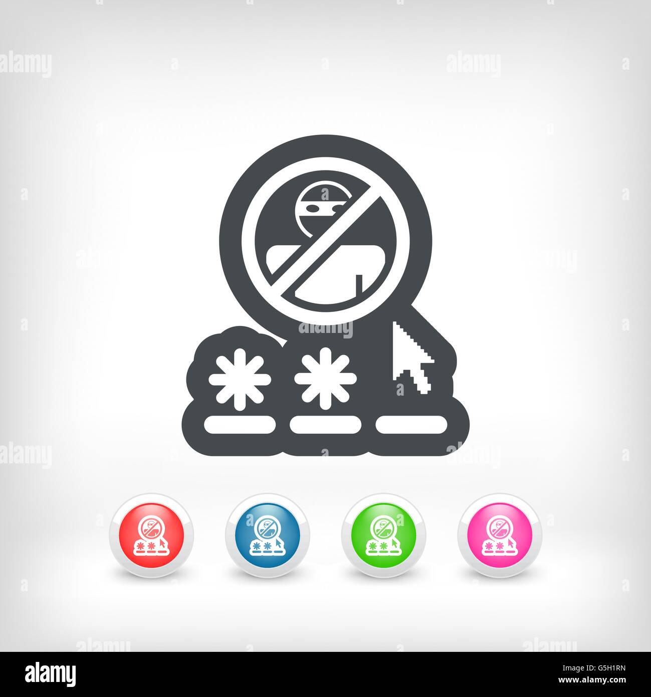 Password access concept Stock Vector Image & Art - Alamy