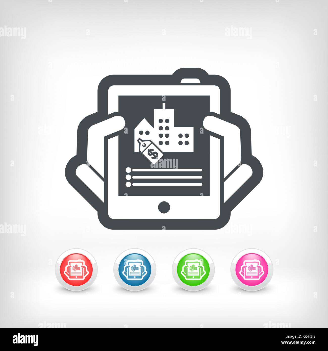 Real estate icon Stock Vector Image & Art - Alamy