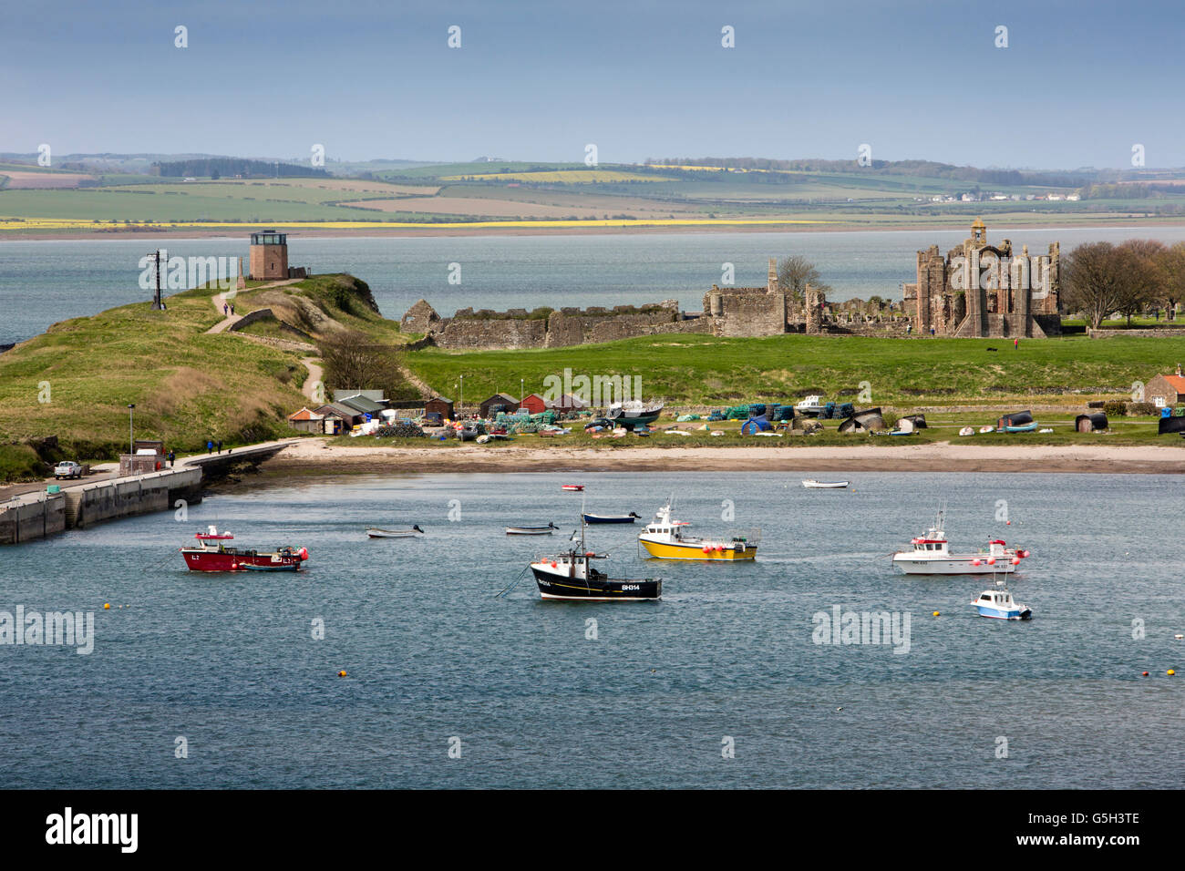 Lindisfarne The Harbour Holy Island 