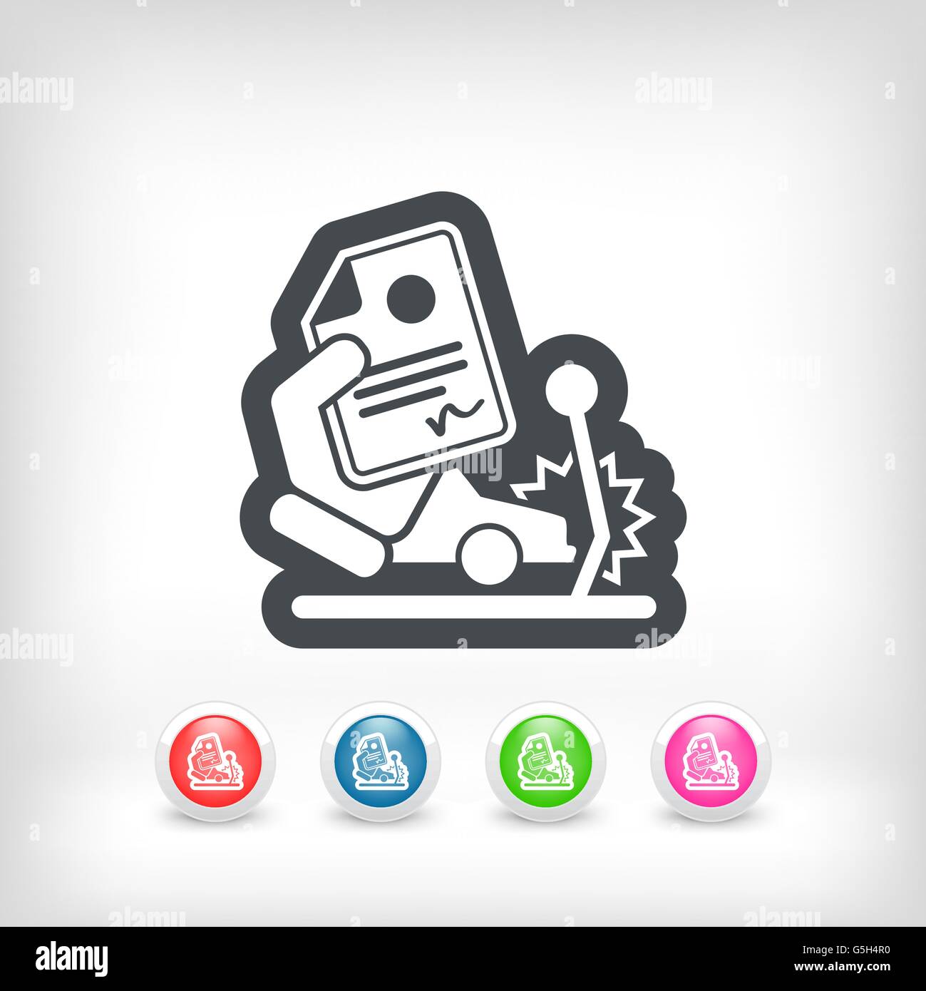 Car crash insurance Stock Vector Image & Art - Alamy