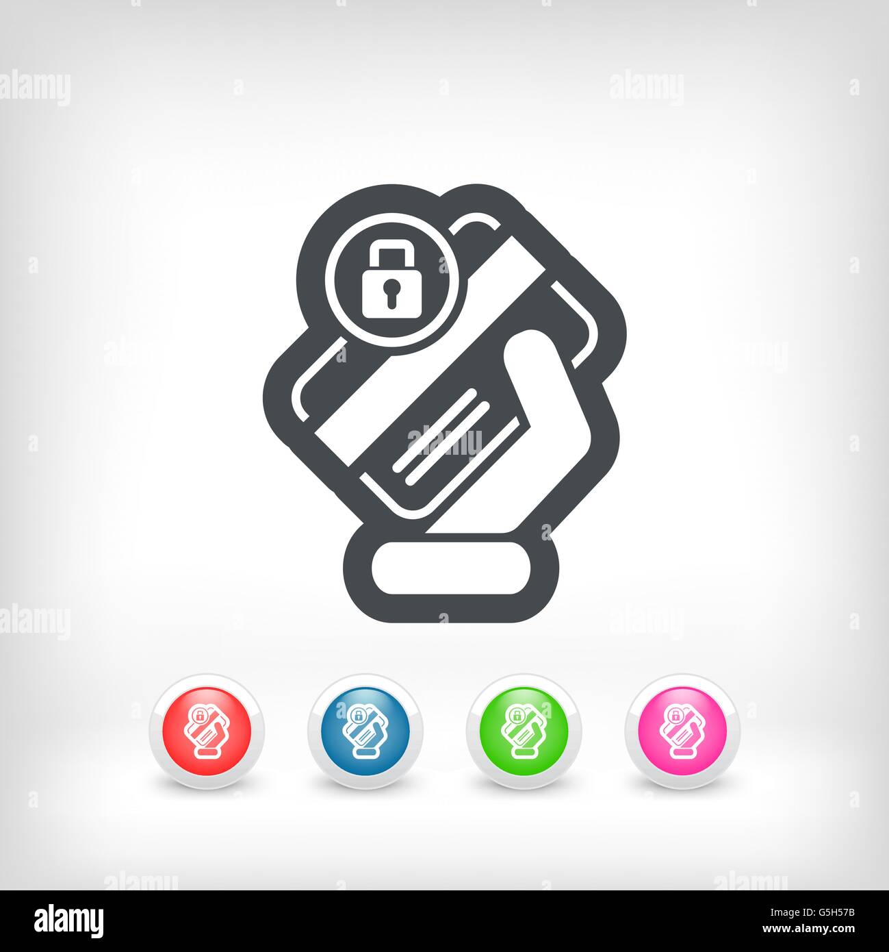 Locked credit card Stock Vector Image & Art - Alamy