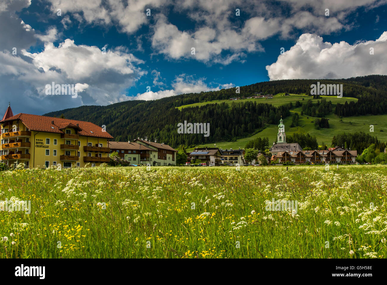 Dobbiaco - Toblach, Alto Adige - South Tyrol, Italy Stock Photo