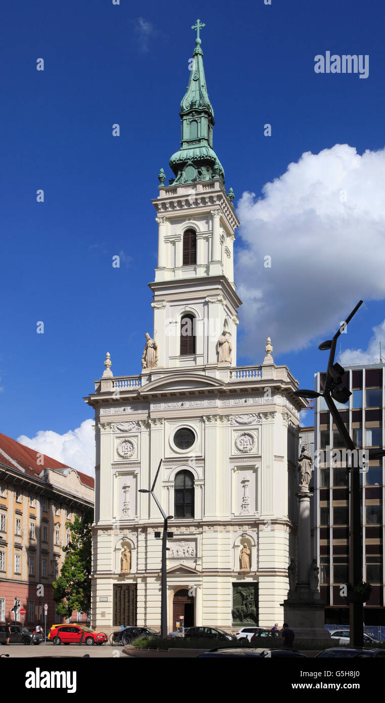 Hungary, Budapest, Szervita Church, St Anne Church, Stock Photo