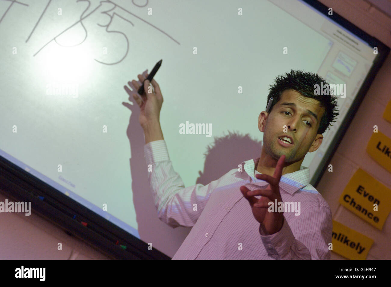 Interactive whiteboard school hires stock photography and images Alamy