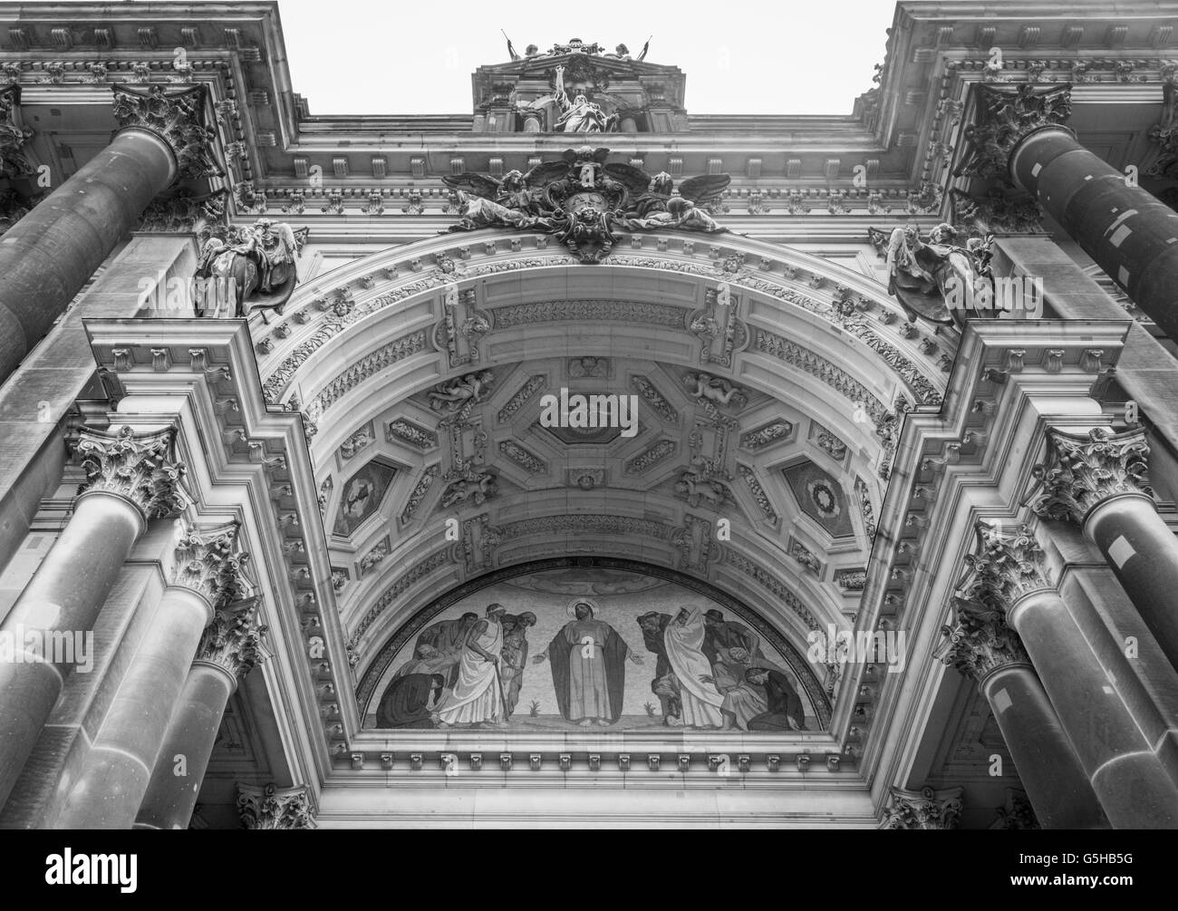 Arch over the doorway, Berlin Cathedral, Berlin, Germany Stock Photo ...