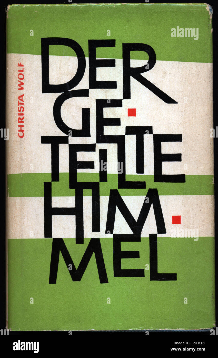 Wolf, Christa, 18.3.1929 - 1.12.2011, German author / writer, works, 'Der geteilte Himmel', Halle, Germany, 1963, 10th edition 1964, cover, Additional-Rights-Clearences-Not Available Stock Photo
