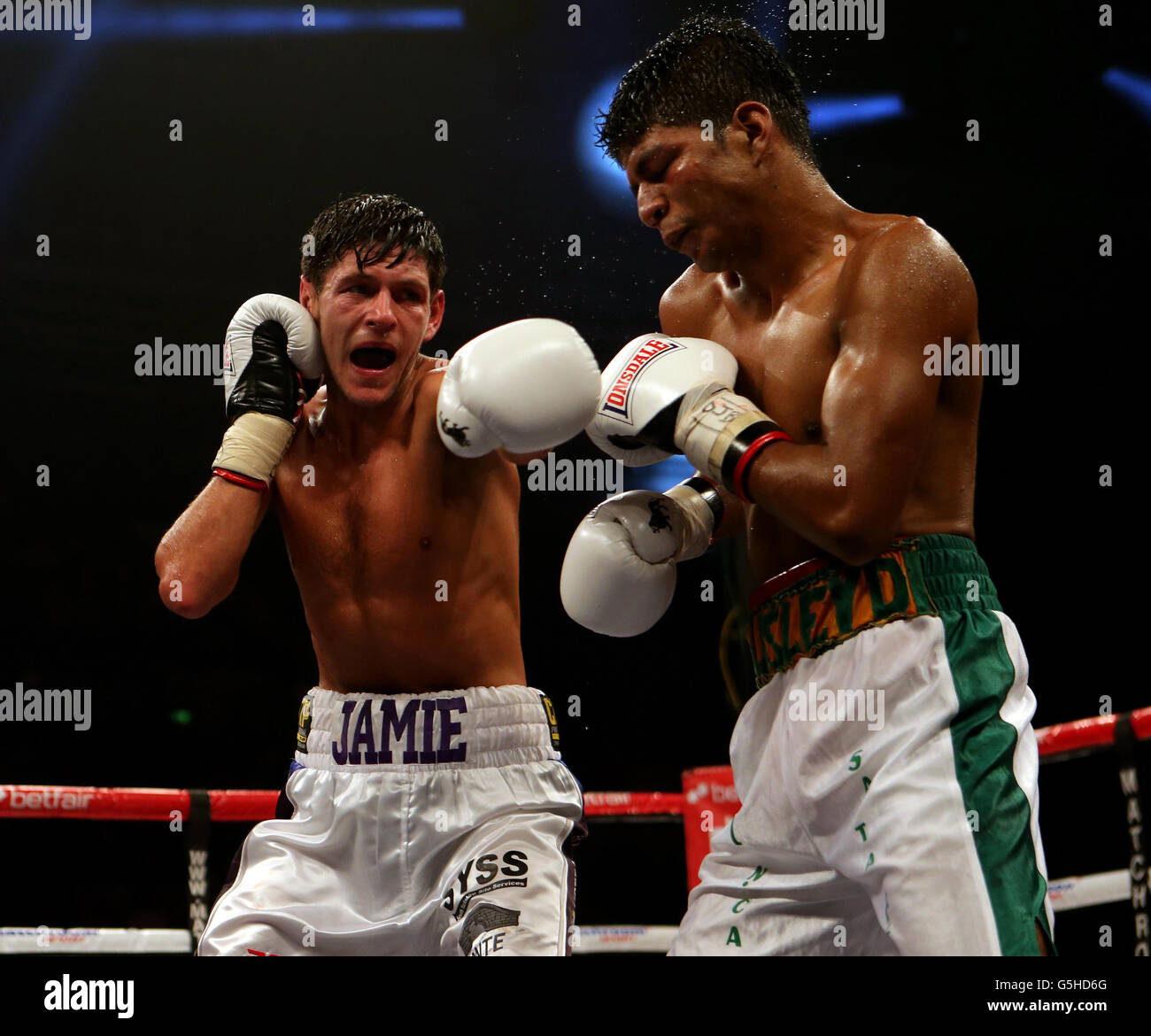 Boxing - IBF Bantamweight Title Eliminator - Jamie McDonnell v Darwin Zamora - Motorpoint Arena Stock Photo