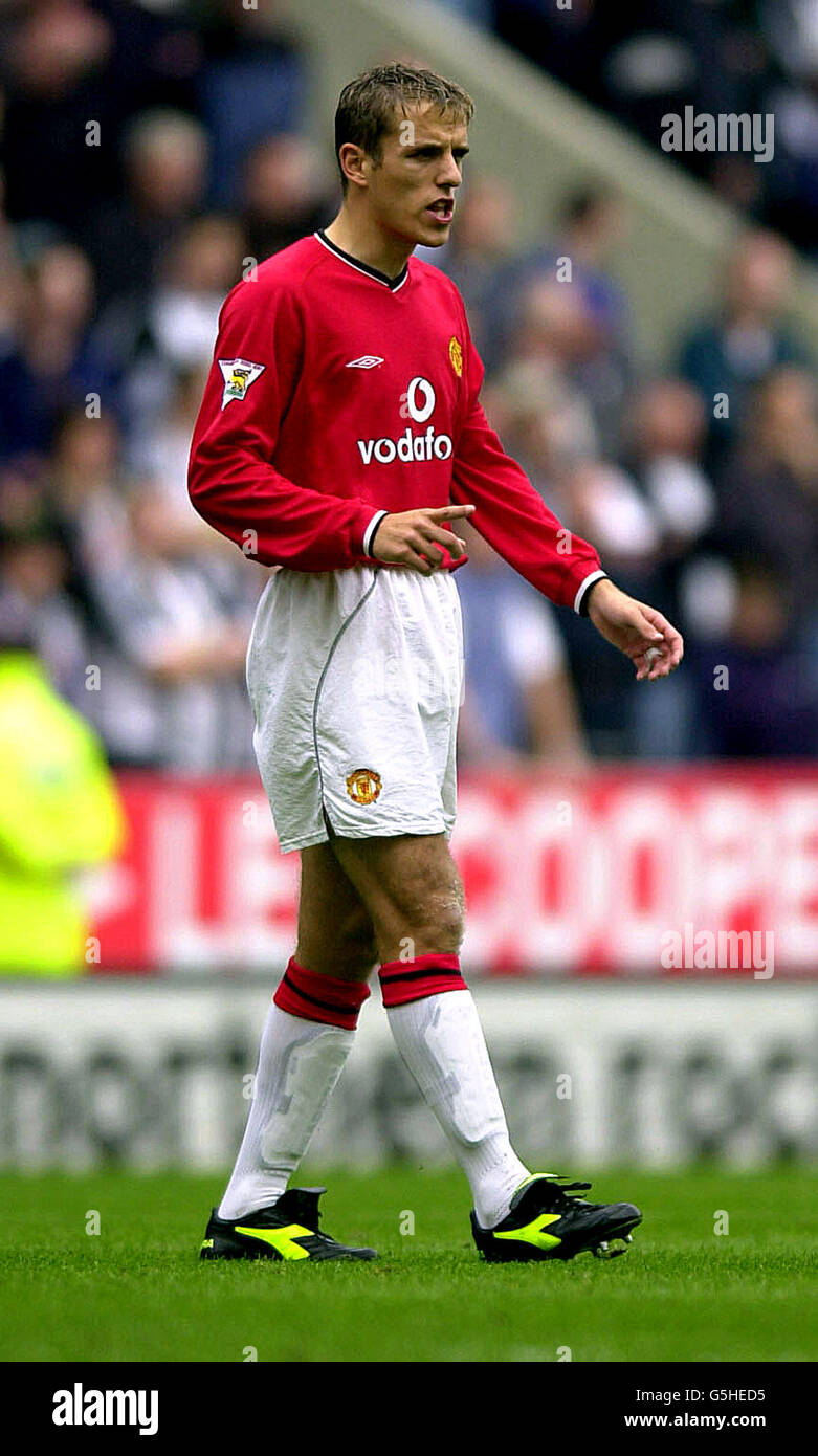 FOOTBALL MAN UTD PHIL NEVILLE Stock Photo - Alamy