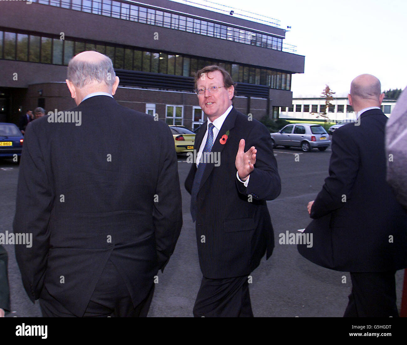 After mr trimble failed to be re elected as first minister hi-res stock ...