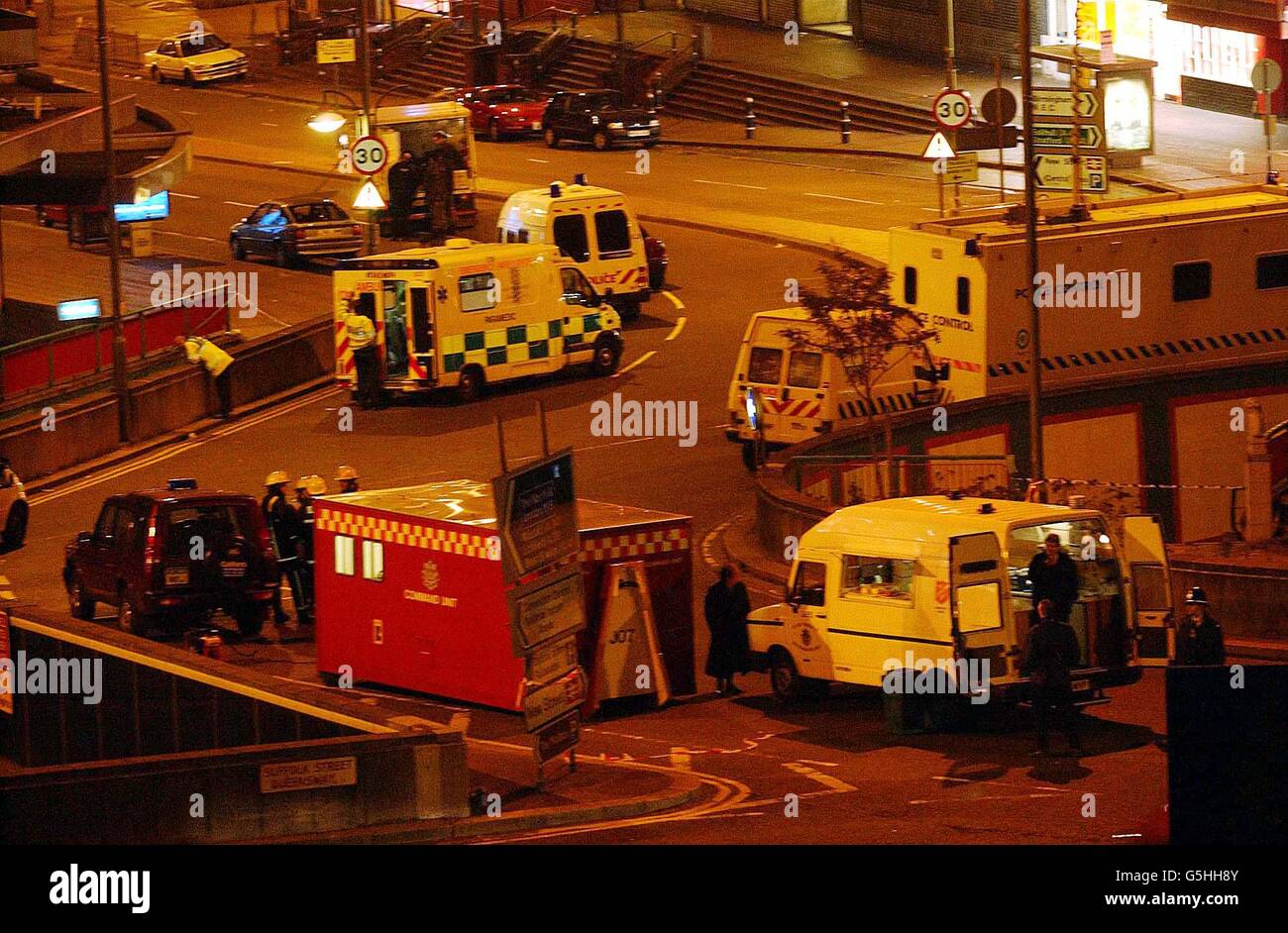 Birmingham bomb blast Stock Photo