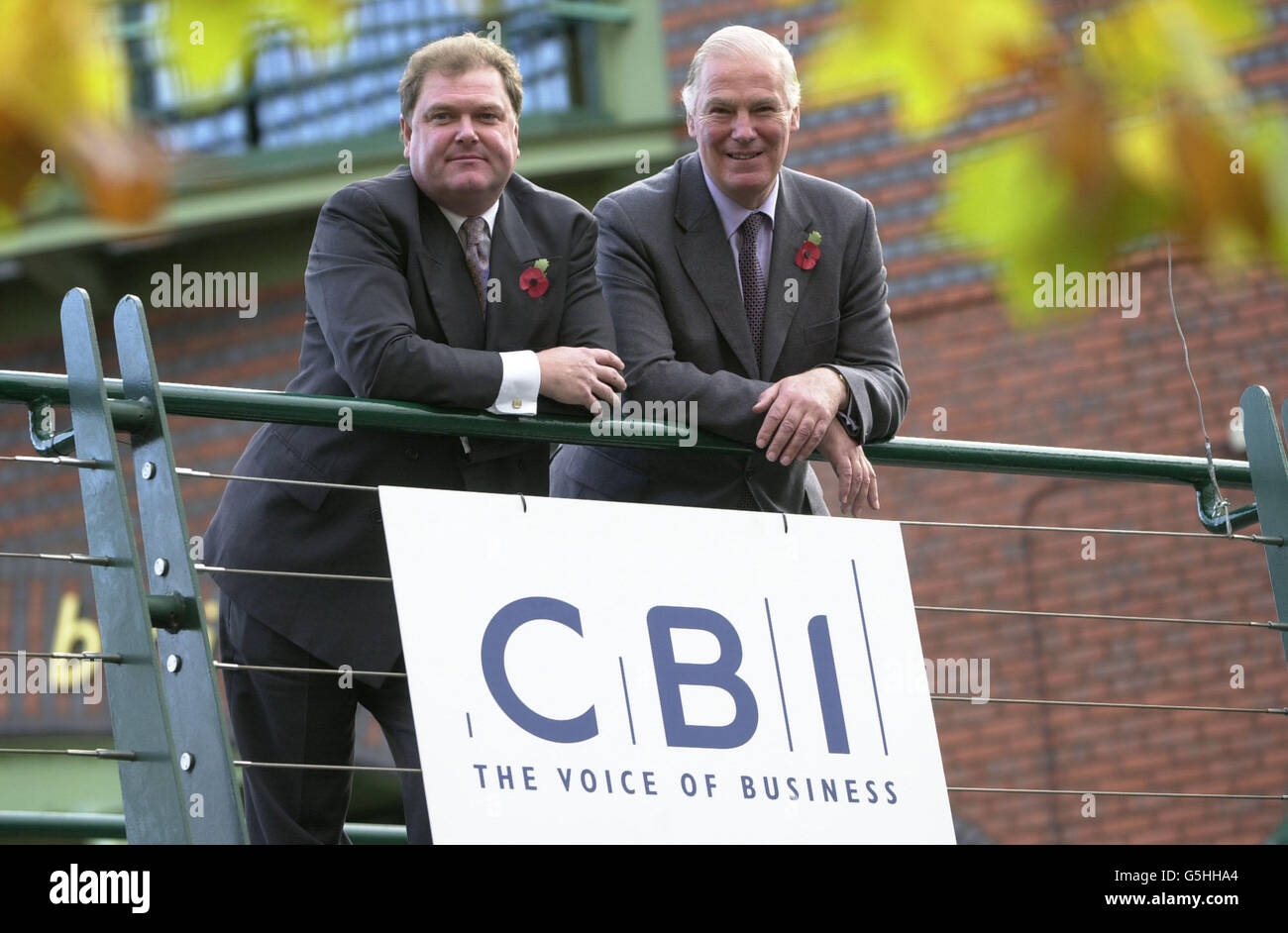 Confederation of Bristish Industry's Digby Jones (L