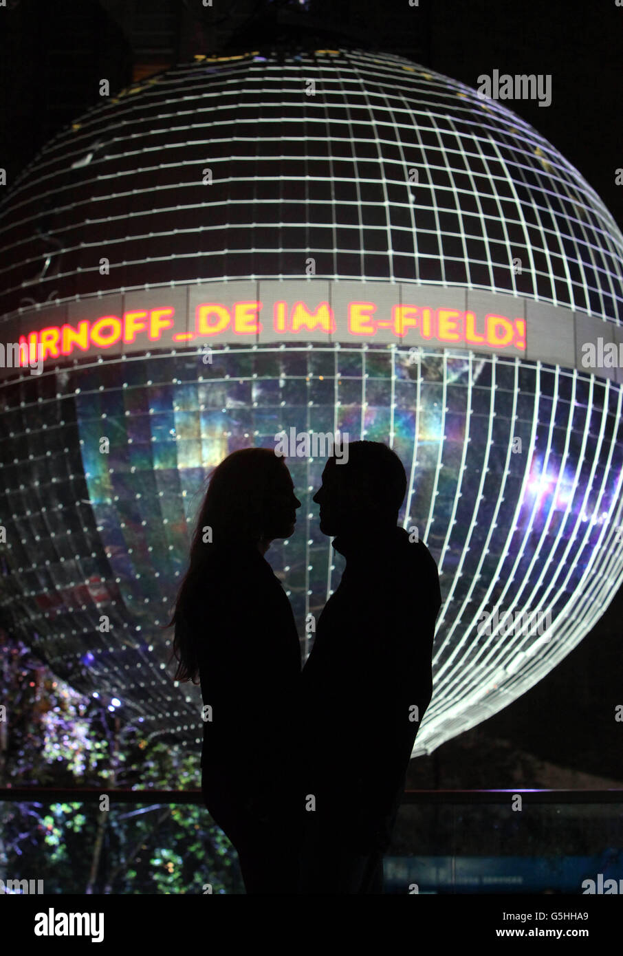 World's largest freehanging mirror ball Stock Photo Alamy