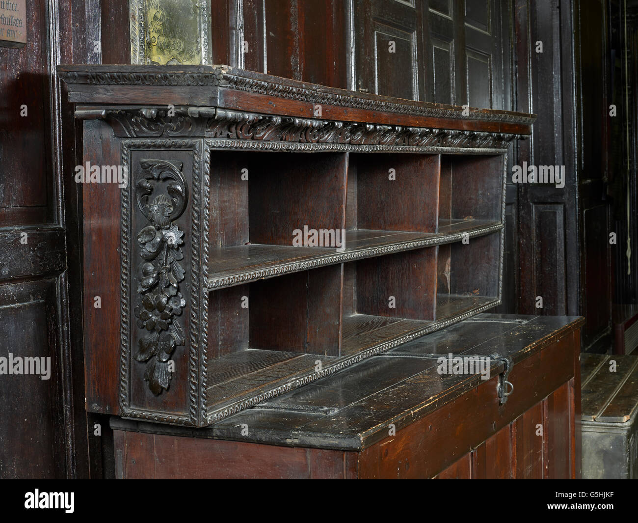 St Martin within Ludgate, church in the City of London,  bread shelves Stock Photo