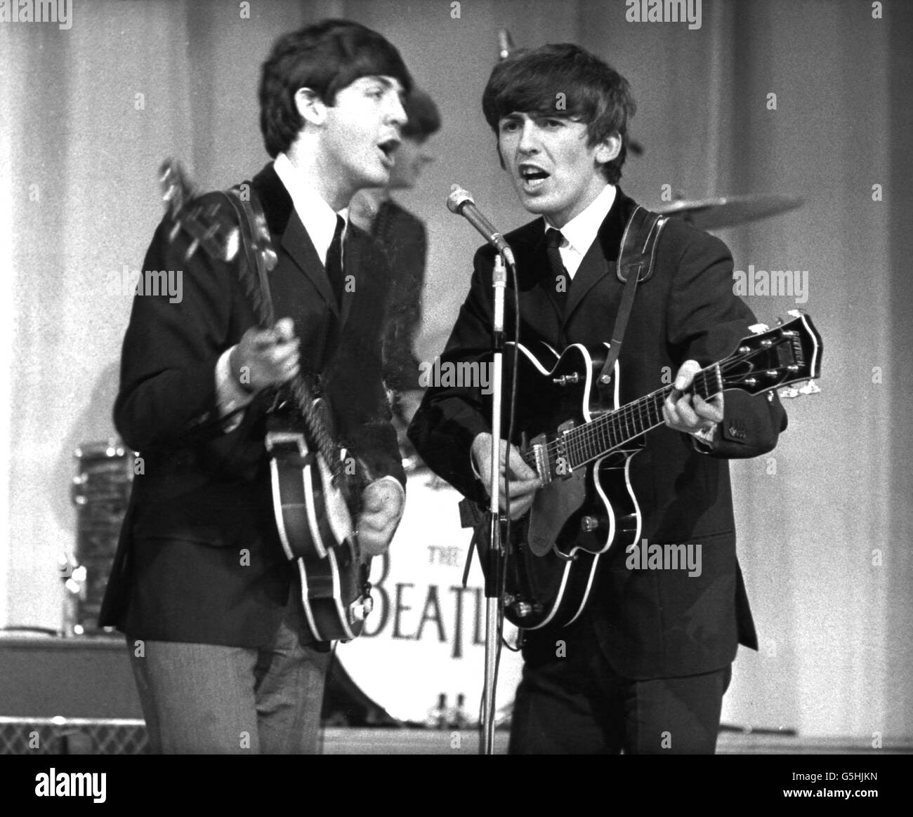 The Beatles - Rehearsals - Royal Command Performance, London Stock Photo