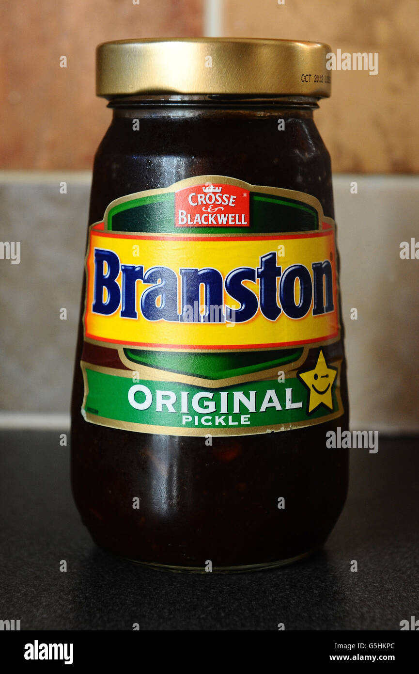 Jar of branston pickle hi-res stock photography and images - Alamy