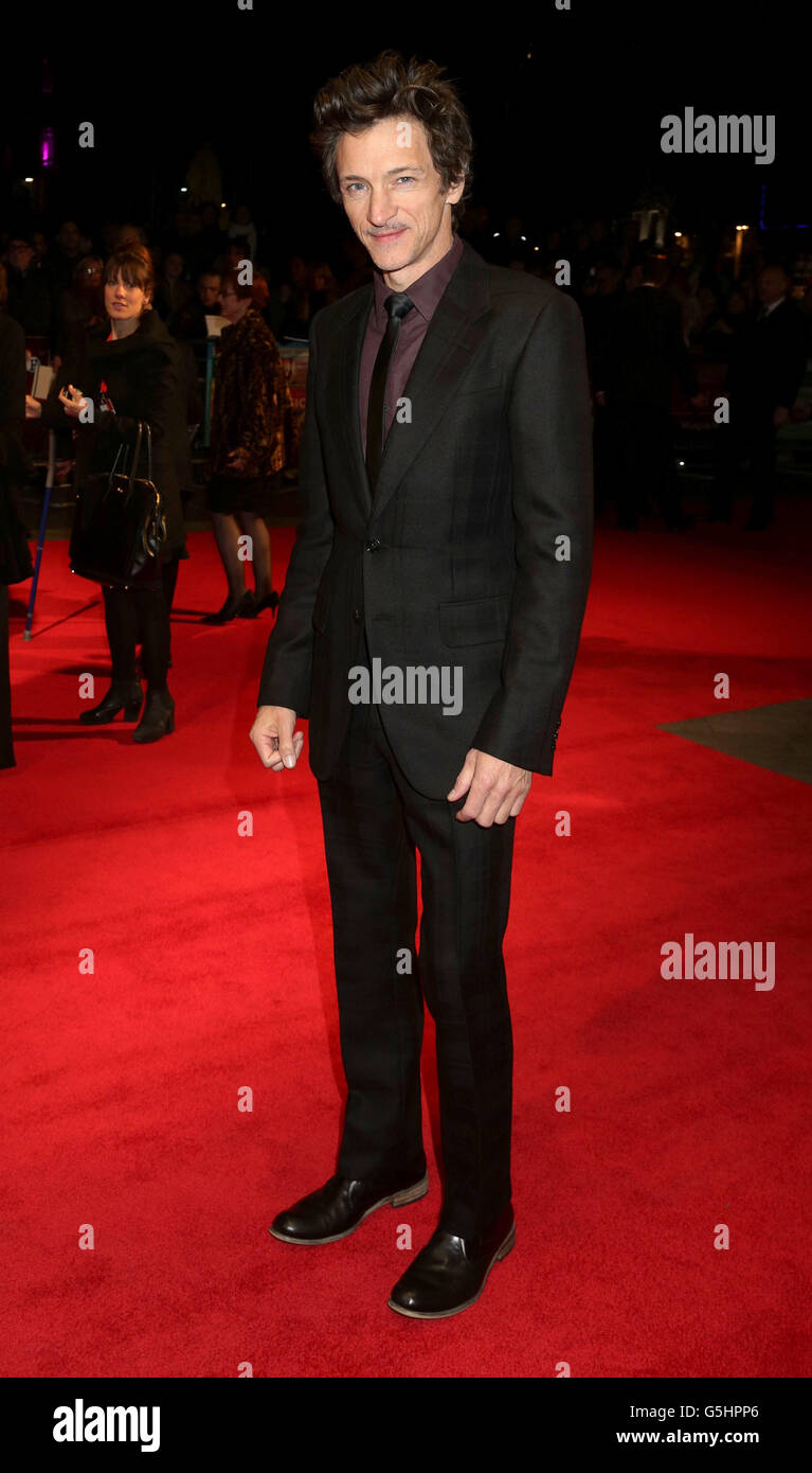 John Hawkes arriving for the BFI London Film Festival gala screening of The Sessions, at the Odeon West End in central London. Stock Photo