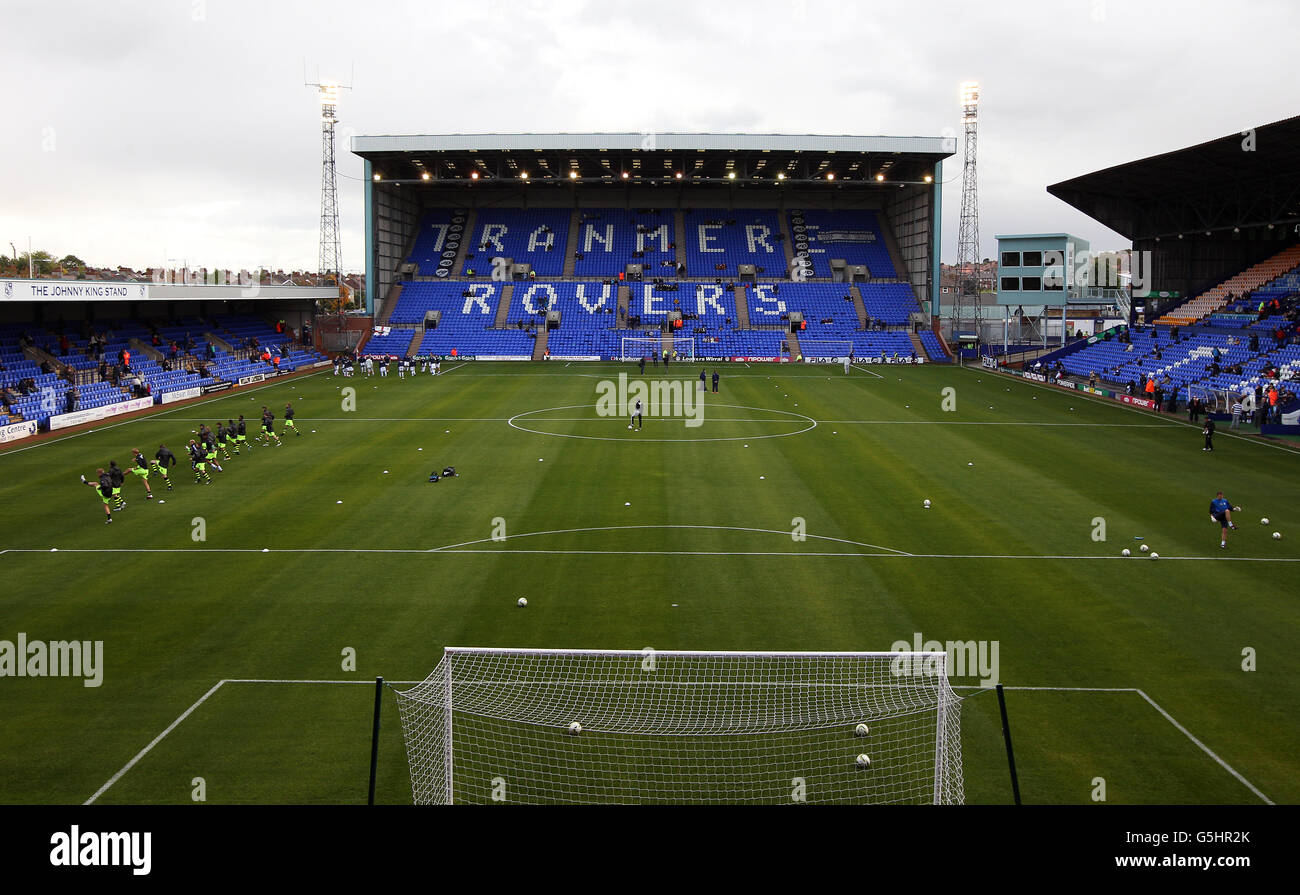Soccer - npower Football League One - Tranmere Rovers v Yeovil Town - Prenton Park. General view of Prenton Park, home of Tranmere Rovers Stock Photo