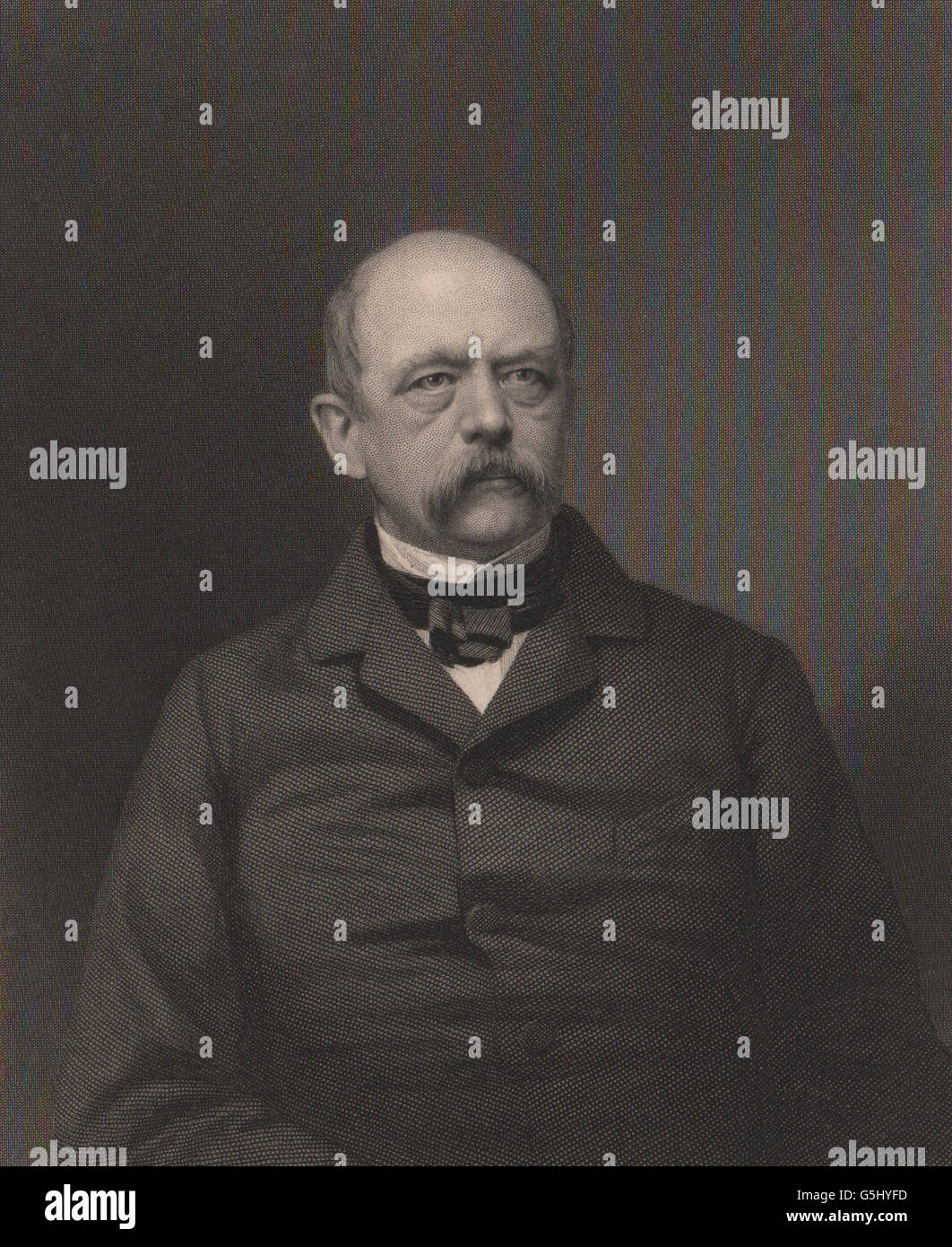 FRANCOPRUSSIAN WAR Otto von Bismarck. Germany, antique print 1875