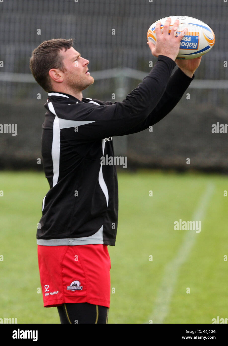 Tarrell Rugby Rugby Union - Edinburgh Rugby Team Run - Murrayfield. Edinburgh's Andy ...