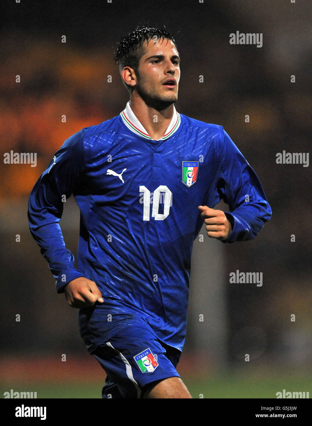 Soccer - Under 18's International - England v Italy - The One Call Stadium Stock Photo