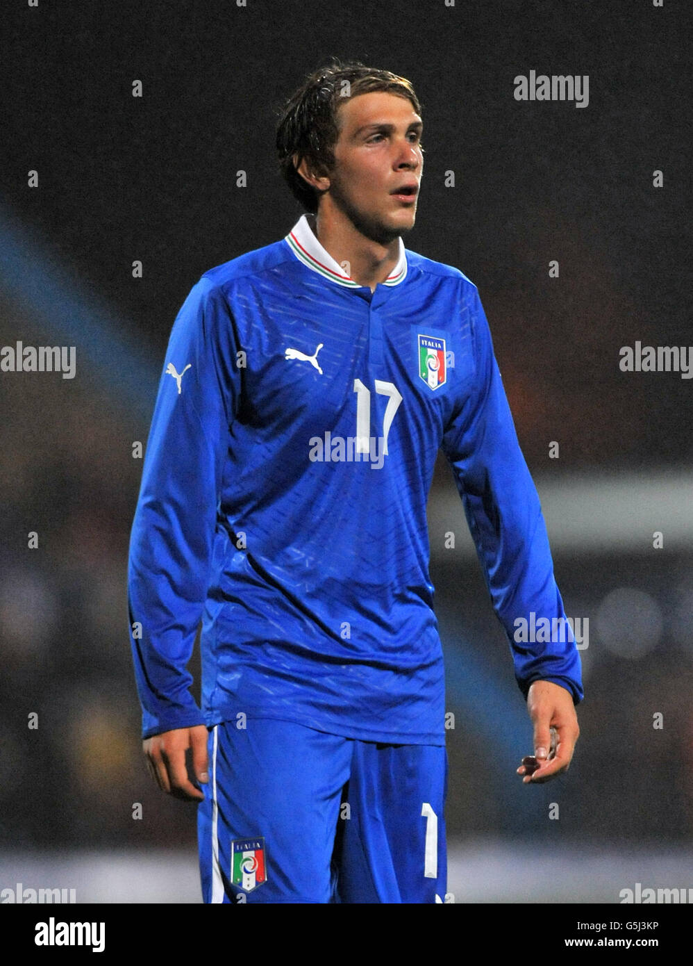 Soccer - Under 18's International - England v Italy - The One Call Stadium Stock Photo