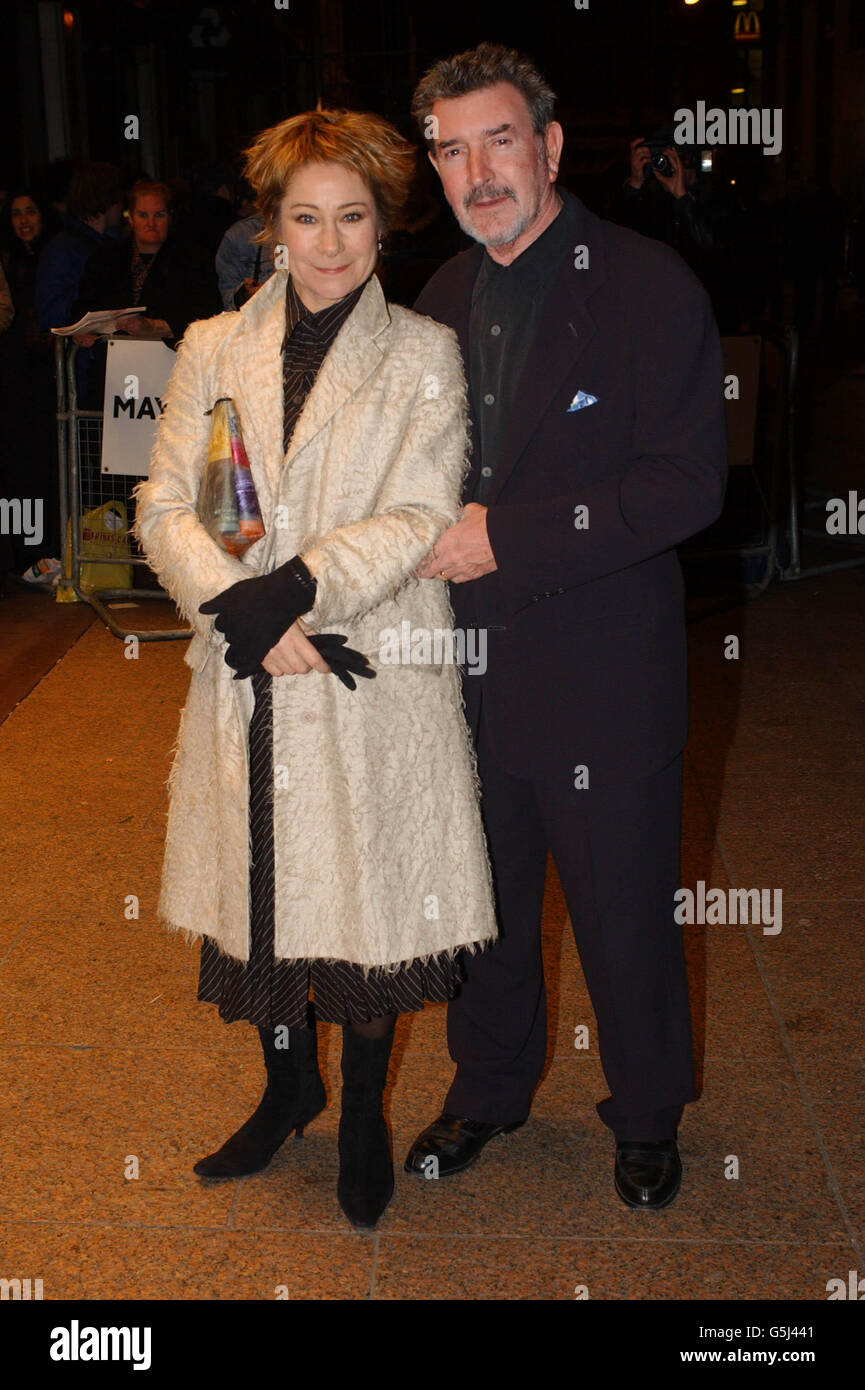 Actress Zoe Wanamaker and her husband Gawn Grainger arriving at the Odeon West End, for the RLFF (Regus London Film Festival) British Gala screening of Last Orders. Stock Photo