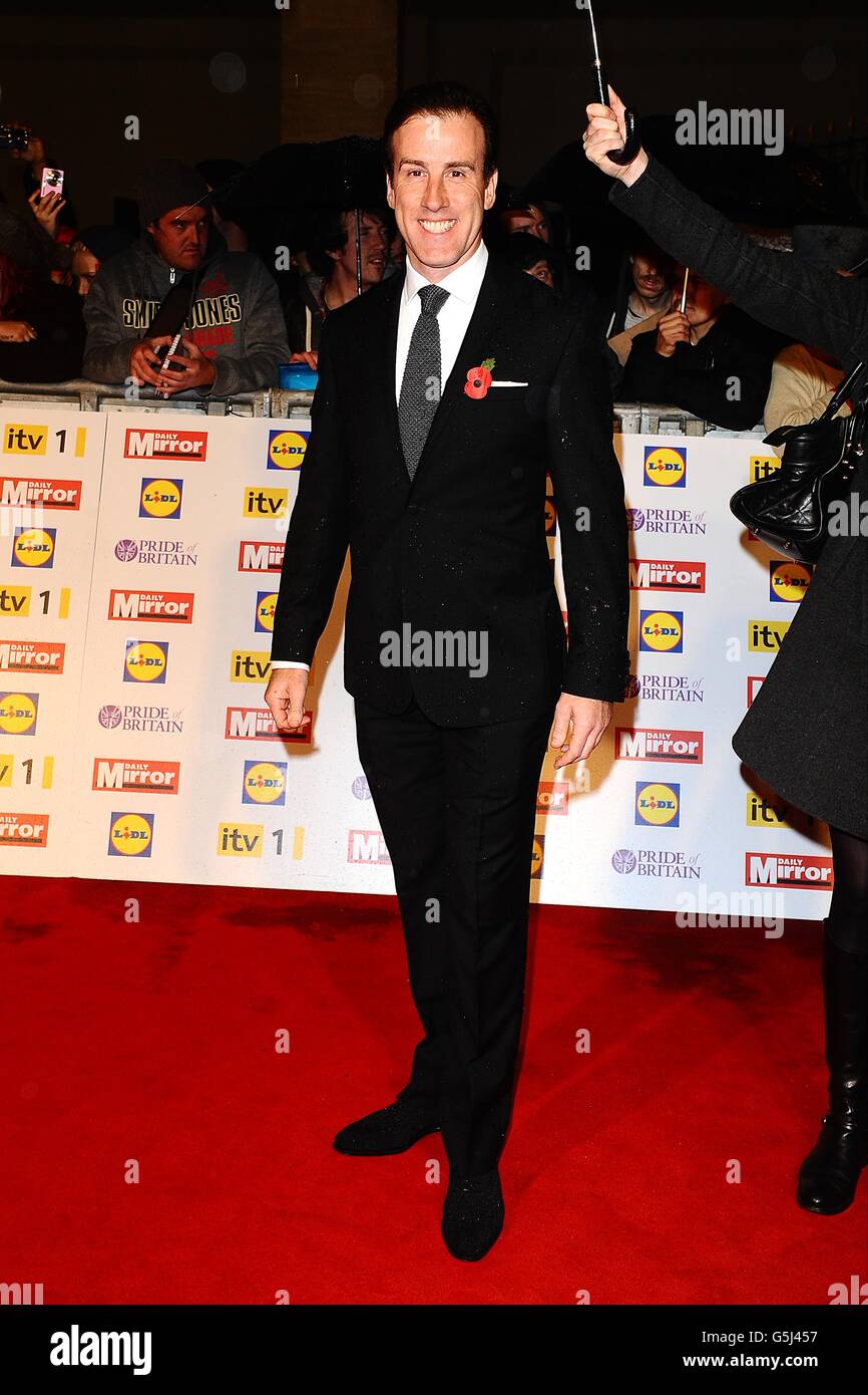 Anton du Beke at the 2012 Pride of Britain awards at Grosvenor House