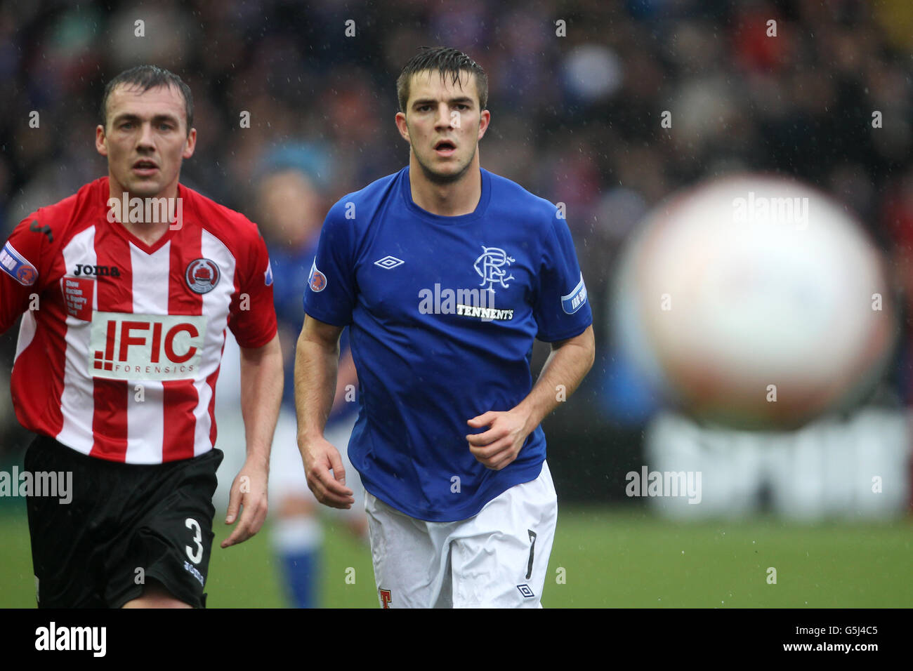 Soccer - Irn Bru Scottish Third Division - Clyde v Rangers - Broadwood ...