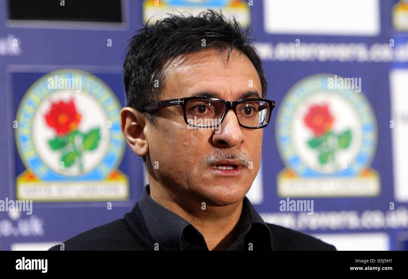 Soccer npower Football League Championship Blackburn Rovers Press Conference Henning Berg