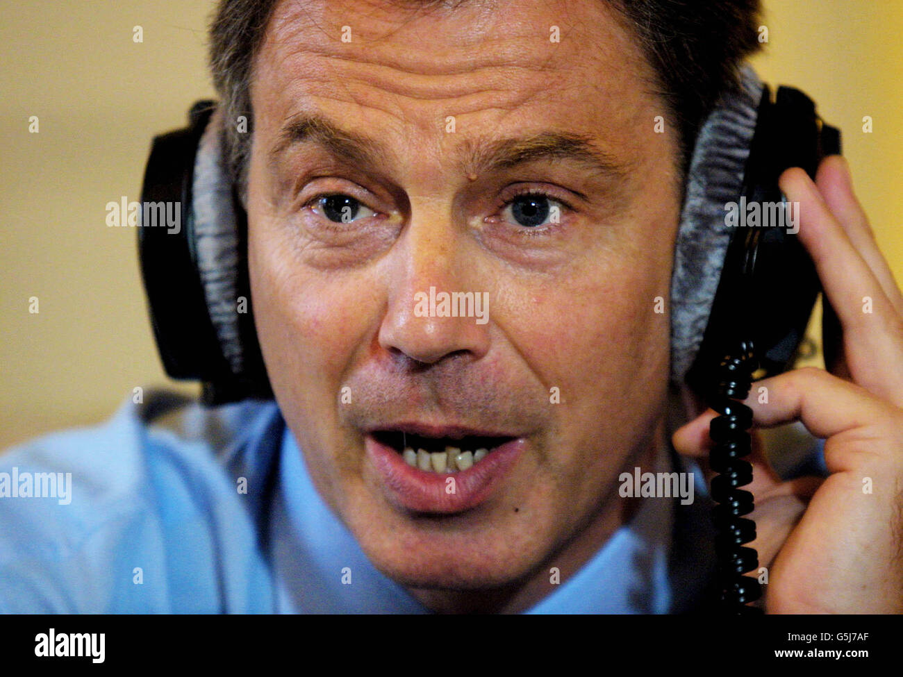 UK Tony Blair Radio Stock Photo Alamy UK Tony Blair Radio Stock Photo Alamy