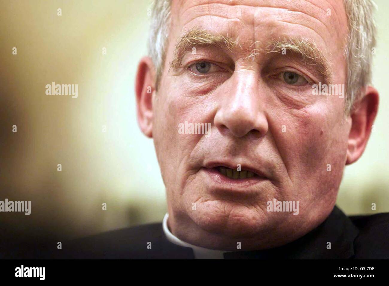 Newly appointed Archbishop of Cardiff Stock Photo